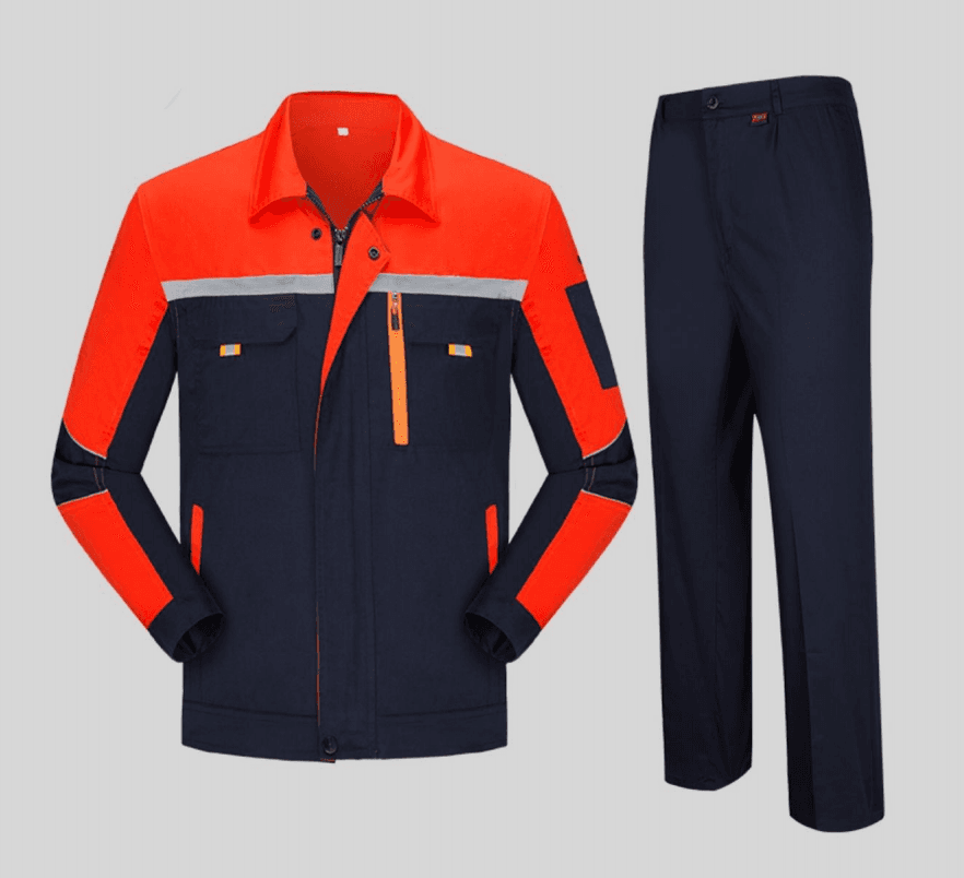 Fire-retardant and wear-resistant work clothes