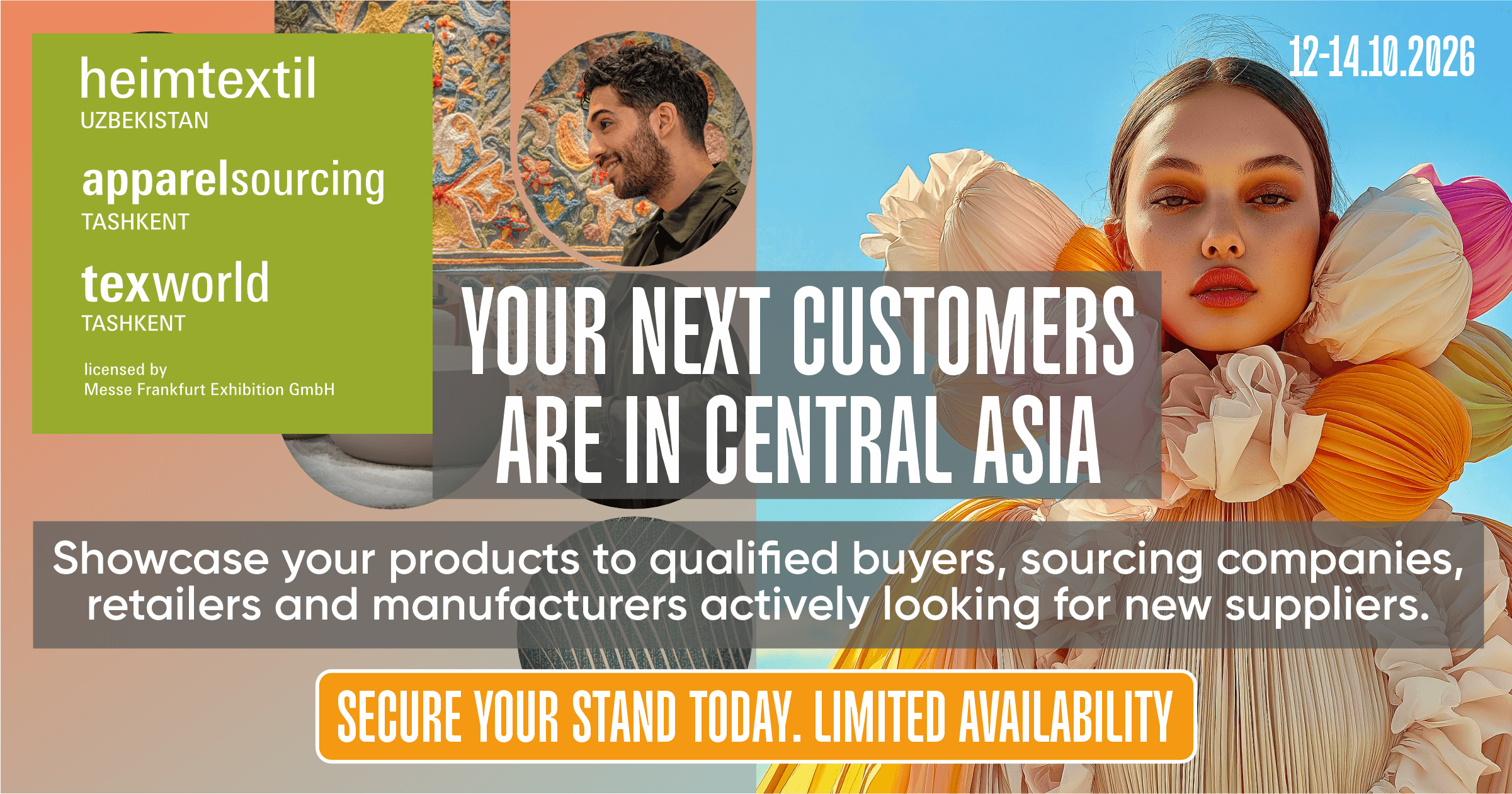 Texworld Tashkent 2026 / Apparel Sourcing Tashkent 2026